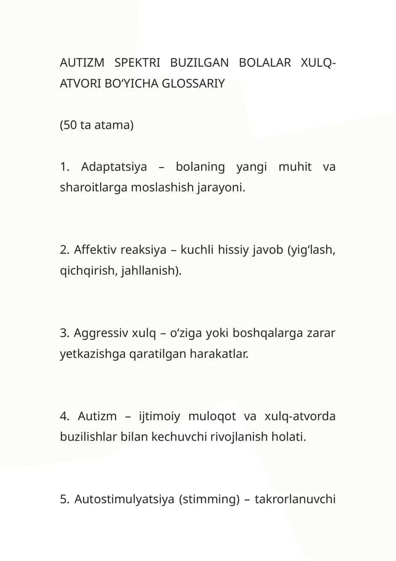 Glossariy
