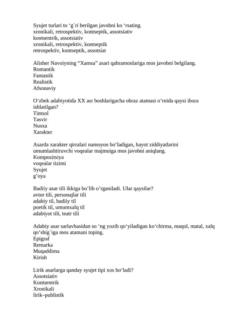 Alisher Navoiyning “Xamsa” asari