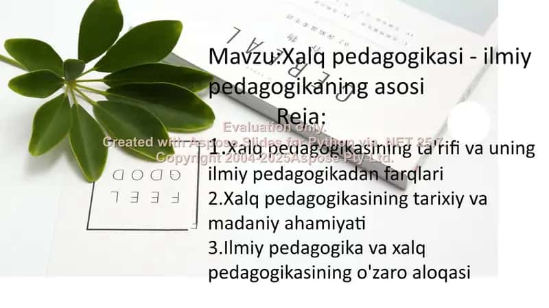 Xalq pedagogikasi