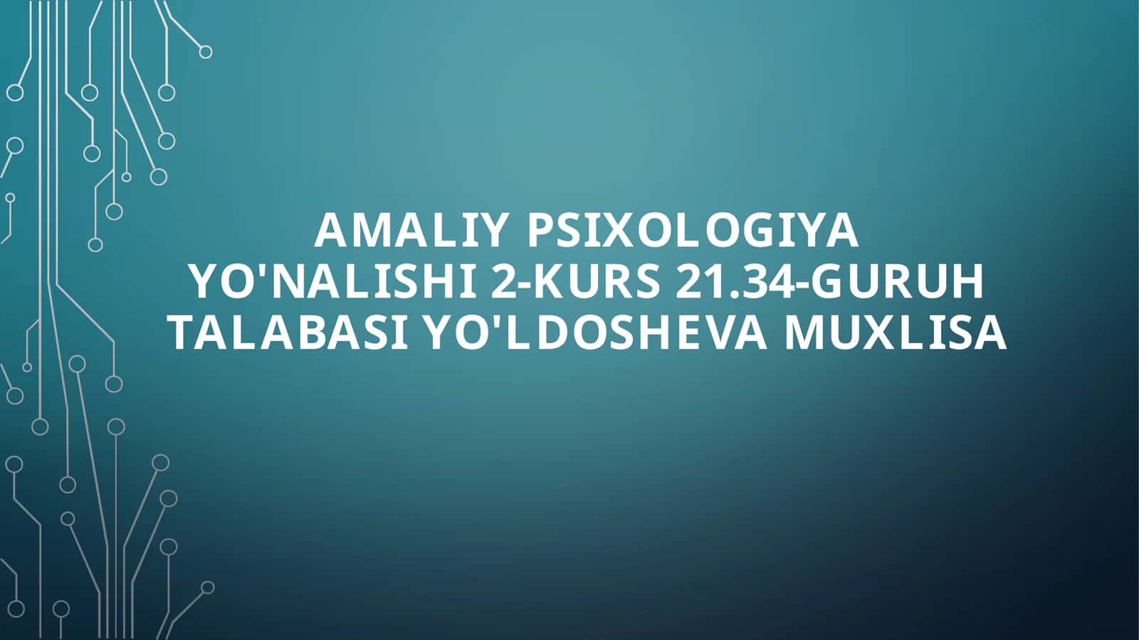 ELEKTRON RAQAMLI IMZO VA UNDAN FOYDALANISH