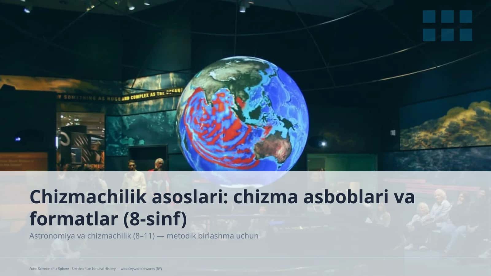 Chizmachilik asoslari: chizma asboblari va formatlar (8-sinf)