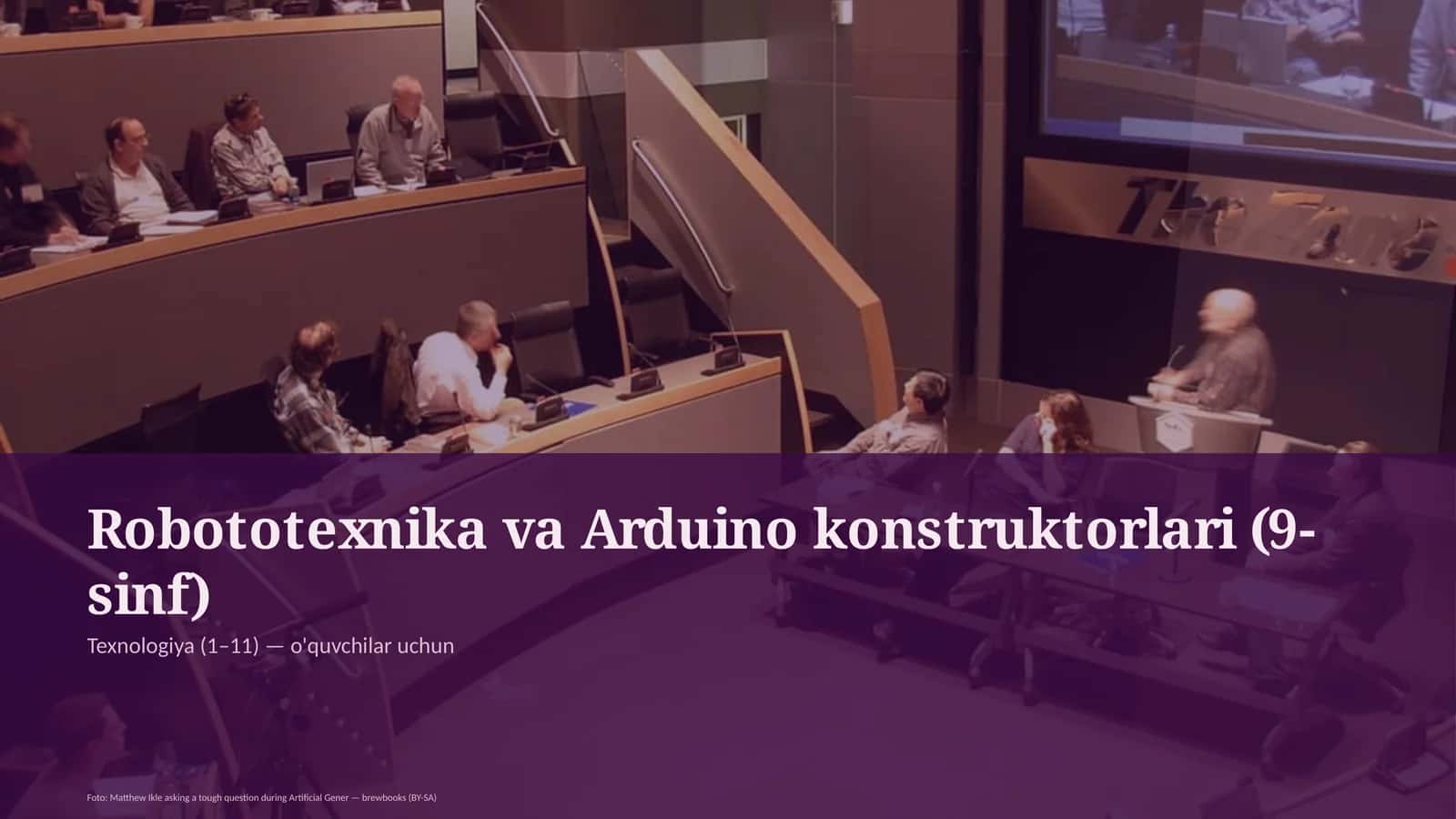 Robototexnika va Arduino konstruktorlari (9-sinf)