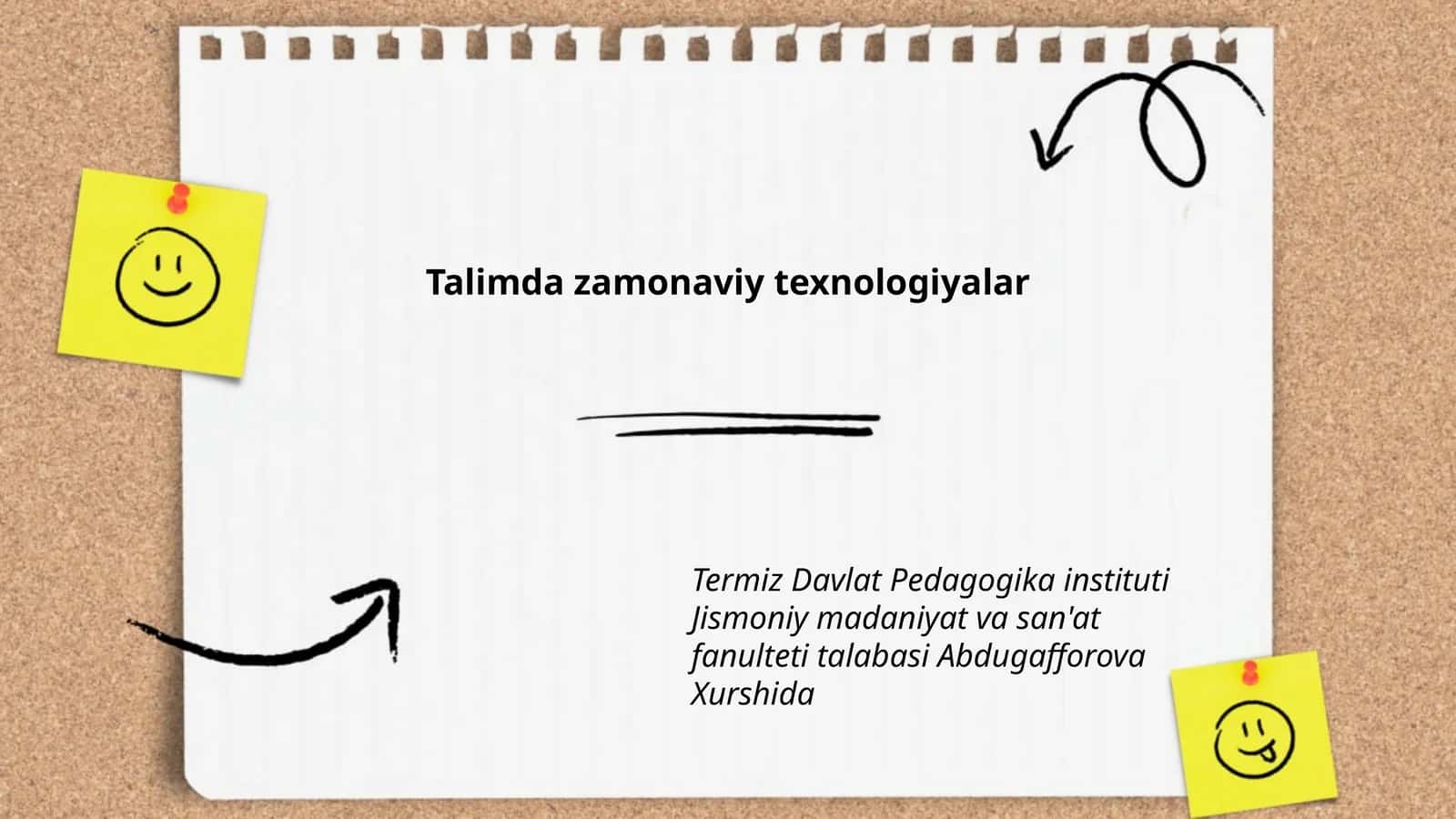 Zamonaviy Texnologiyalar