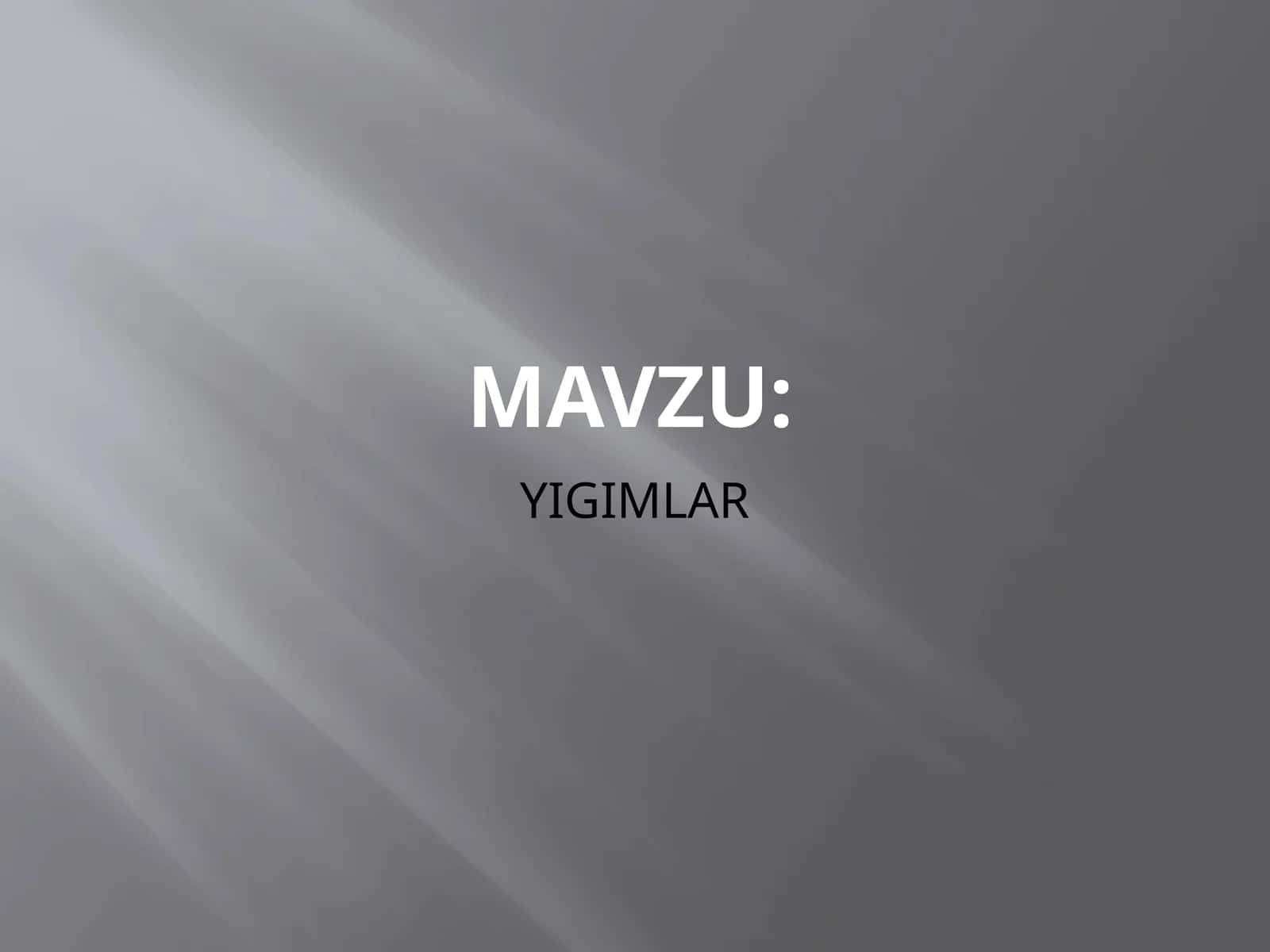 YIGIMLAR