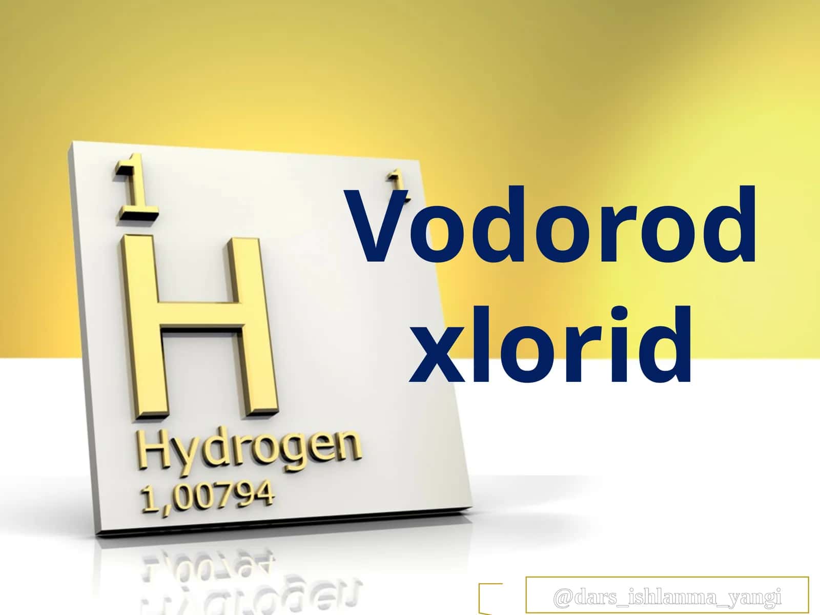 Vodorodxlorid