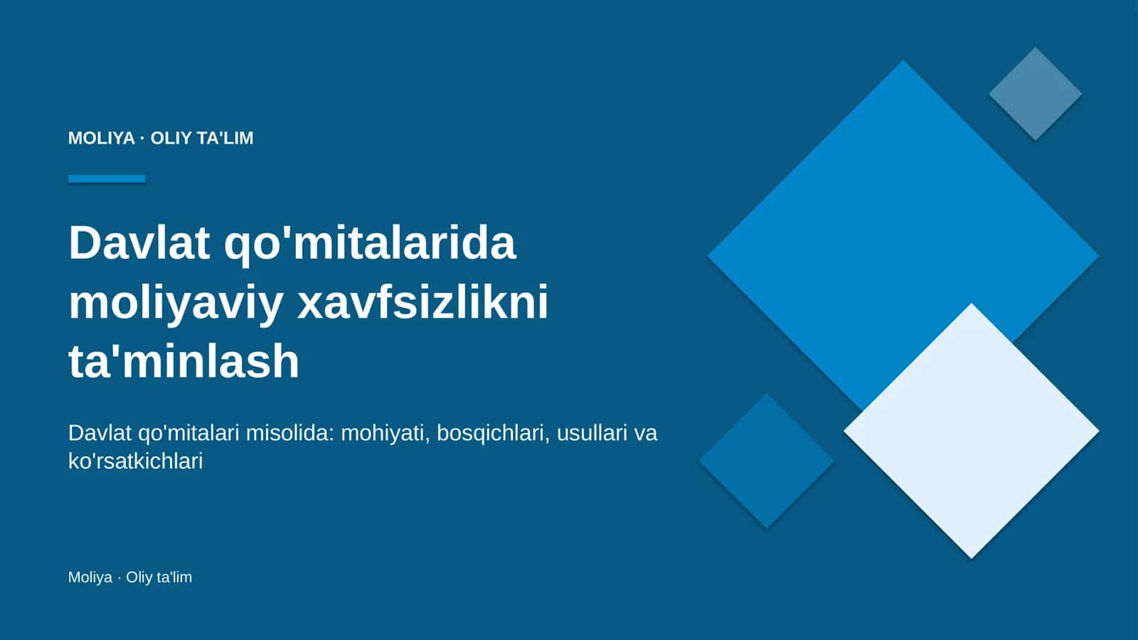 davlat qo'mitalarida moliyaviy xavfsizlikni ta'minlash 3829