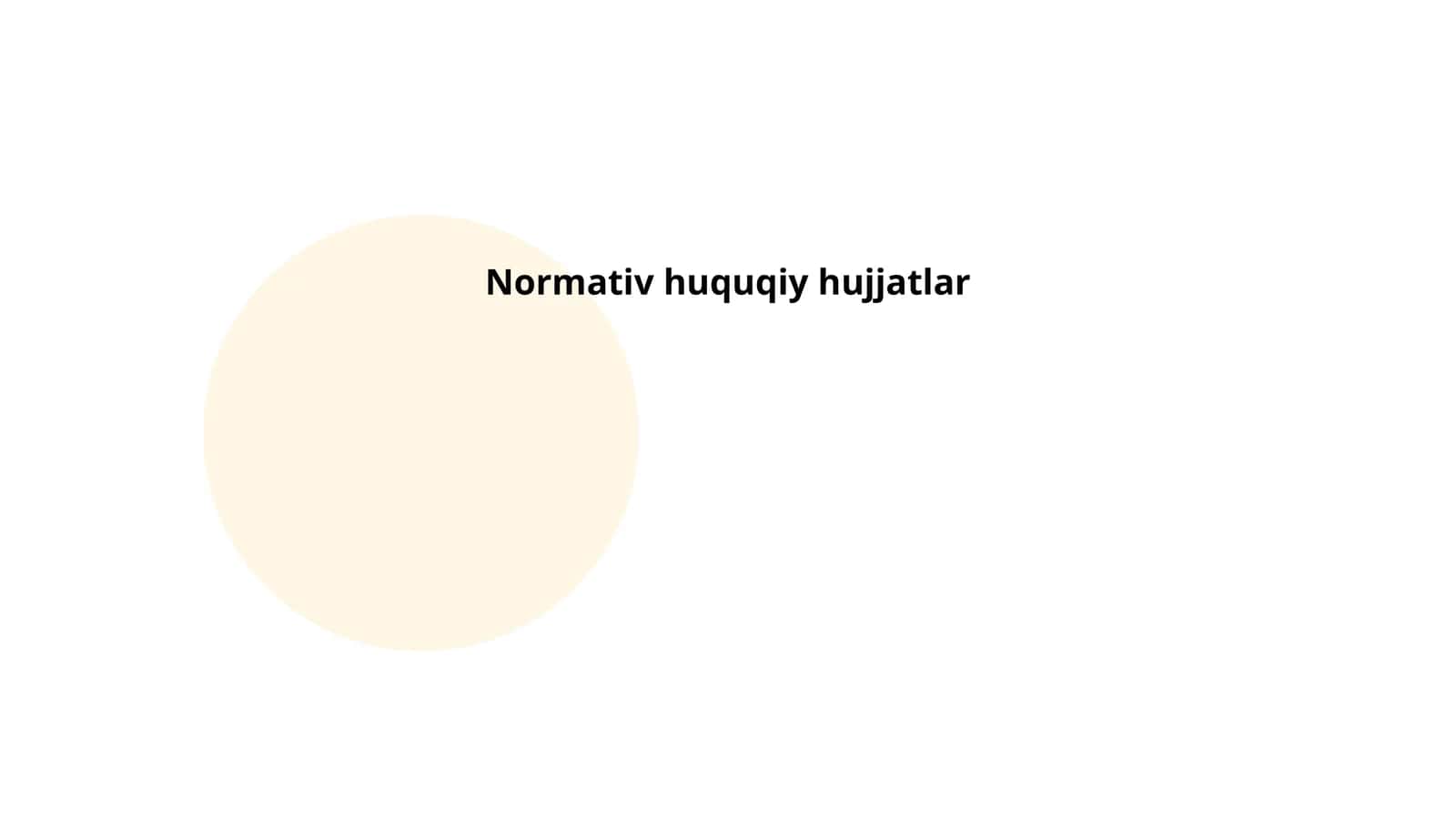 Normativ huquqiy hujjatlar