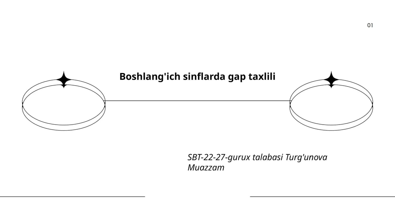 Boshlang'ich sinflarda gap taxlili