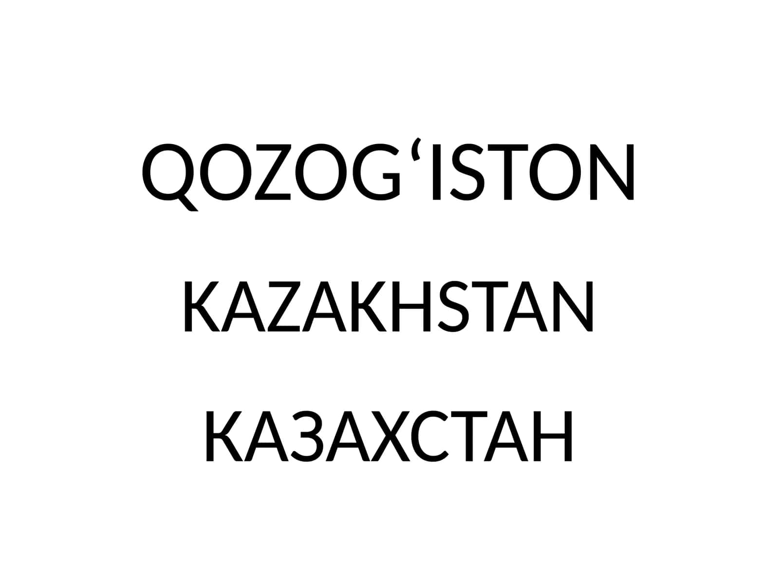 QOZOG‘ISTON
