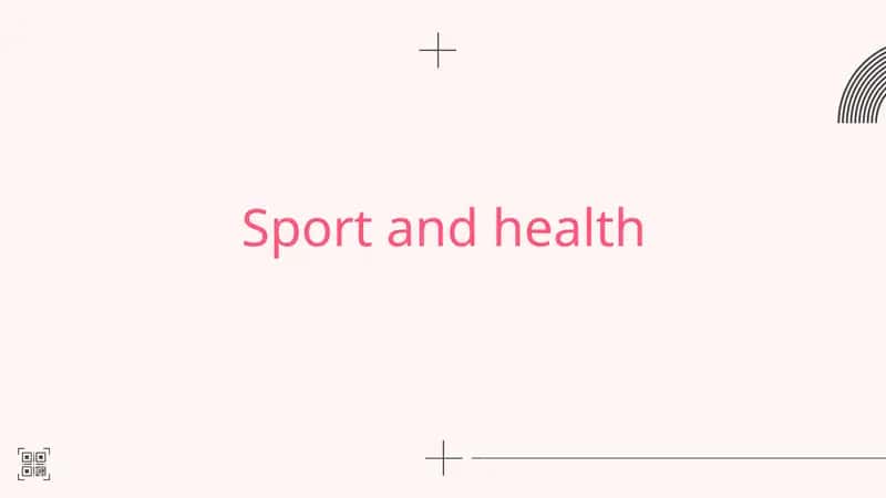 Sport and health