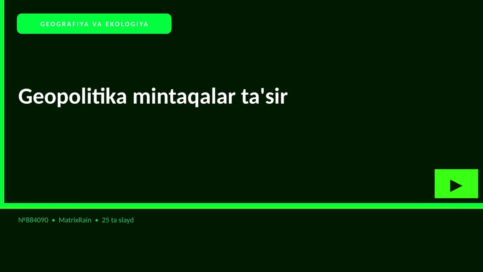 Geopolitika mintaqalar ta'sir