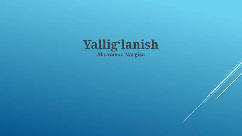 Yalligʻlanish va immunitet tizimi