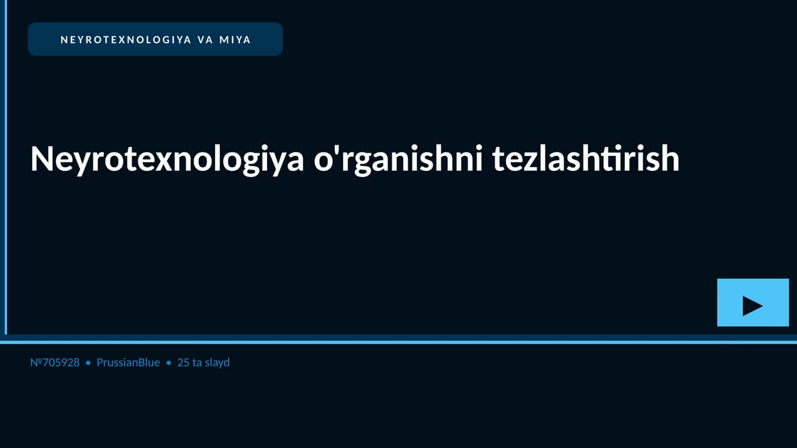 NEYROTEXNOLOGIYA VA MIYA