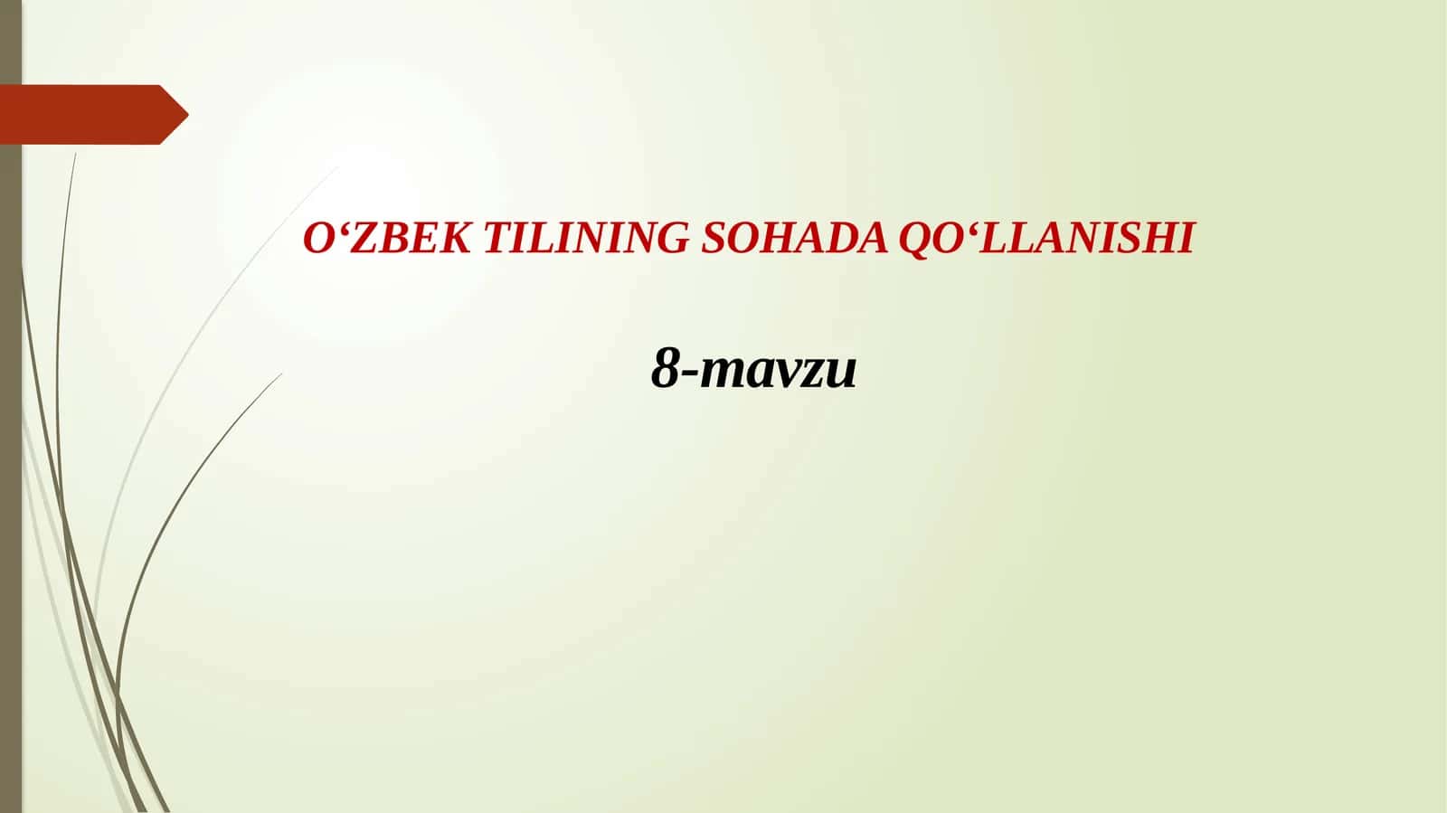 Nutq va adabiy me’yor