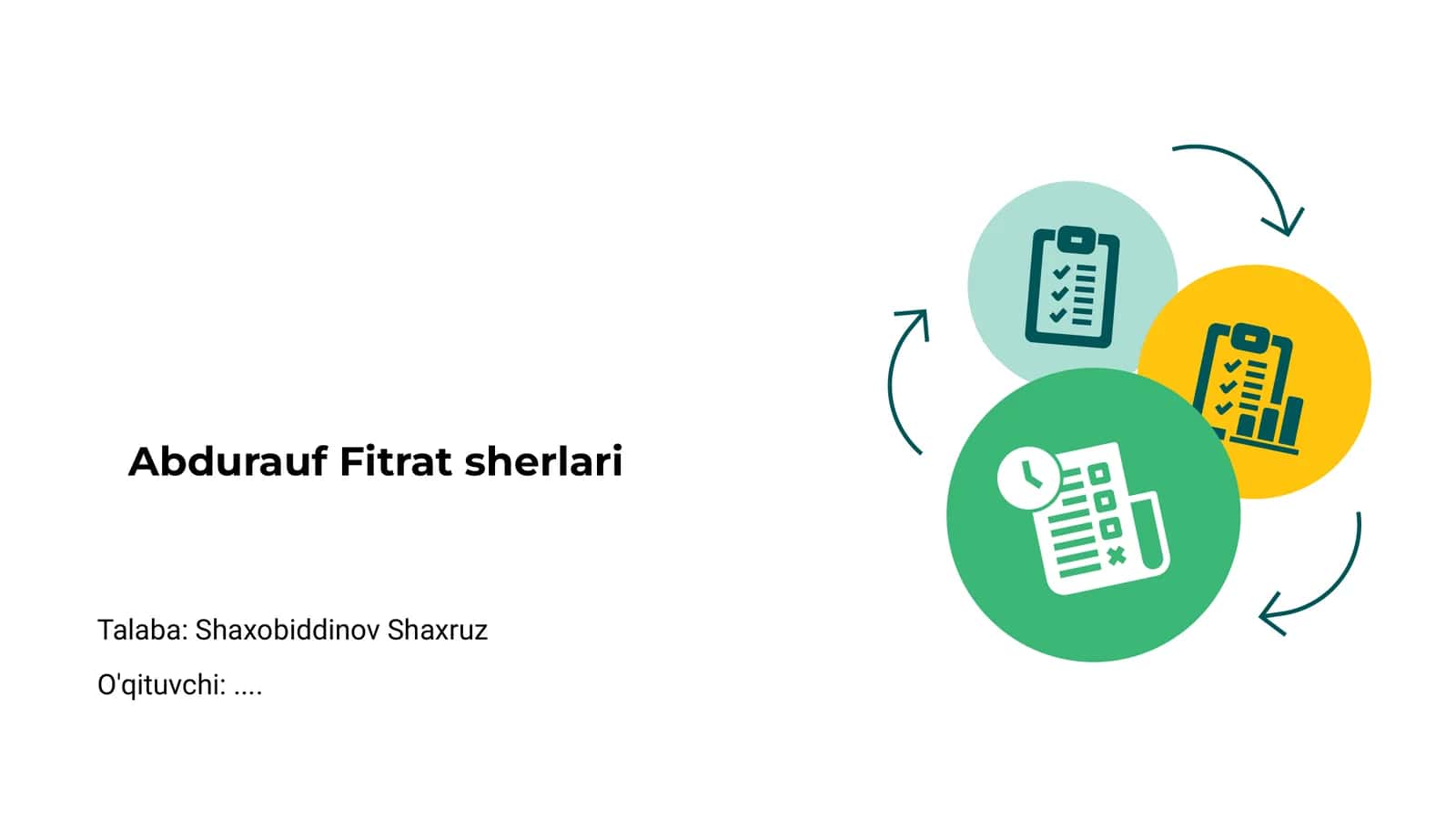 Abdurauf Fitrat sherlari