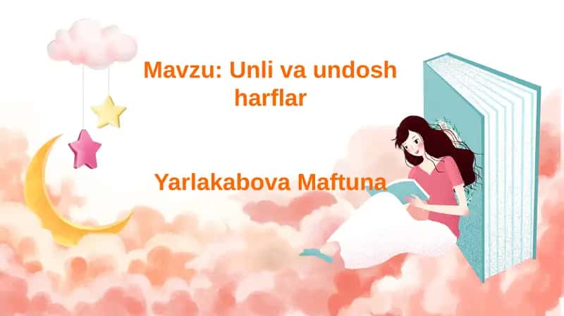 Unliva undosh harflar