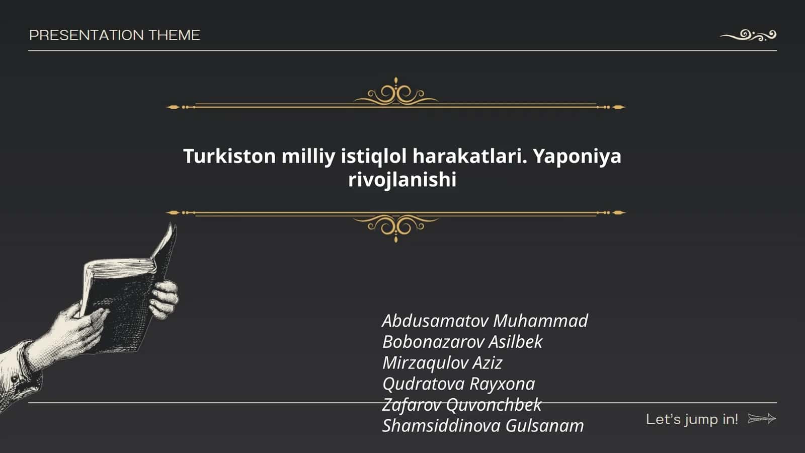 Turkiston milliy istiqlol harakatlari. Yaponiya rivojlanishi