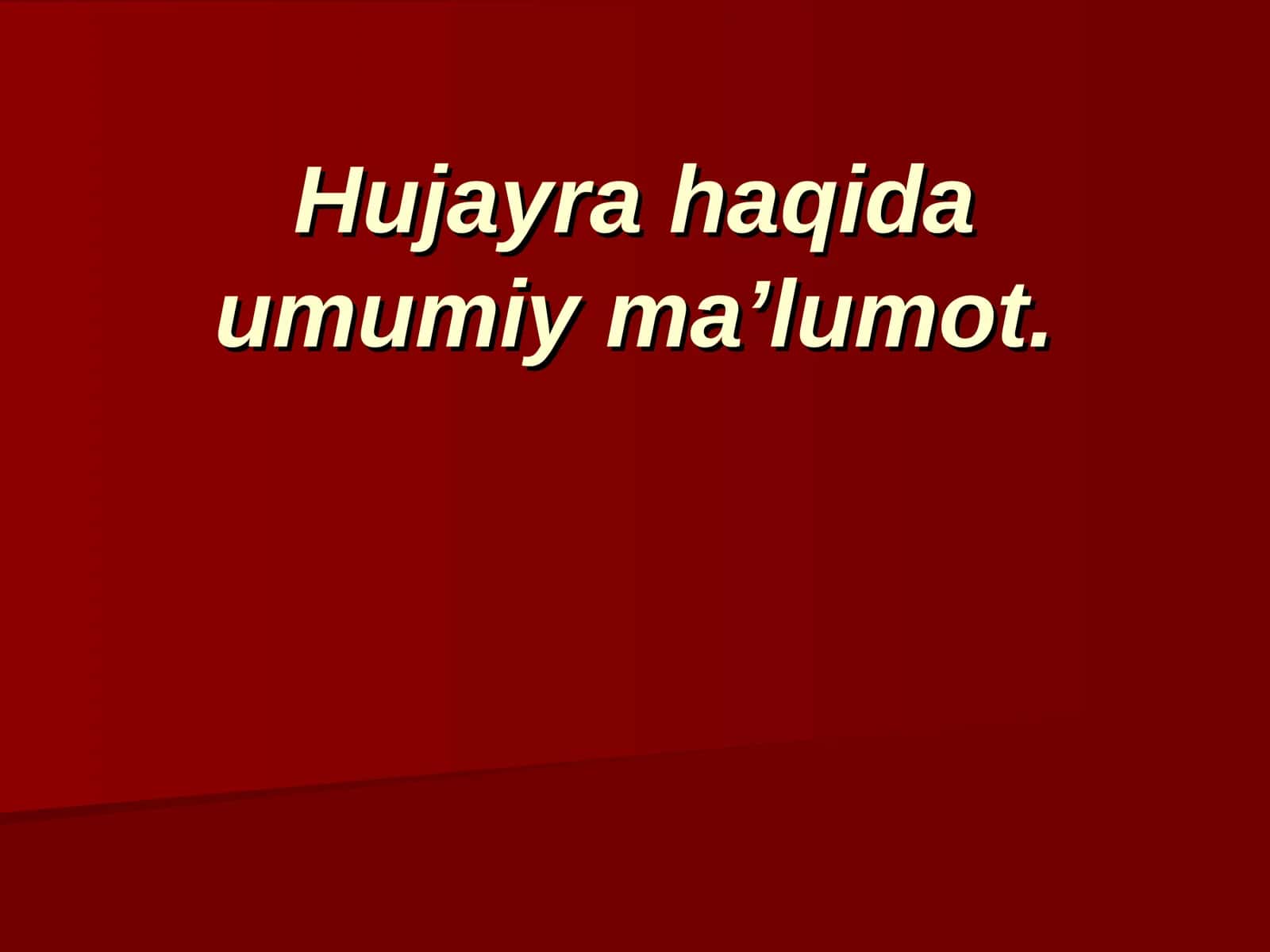 Hujayra