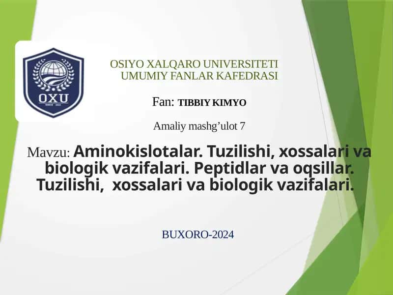 TIBBIY KIMYO