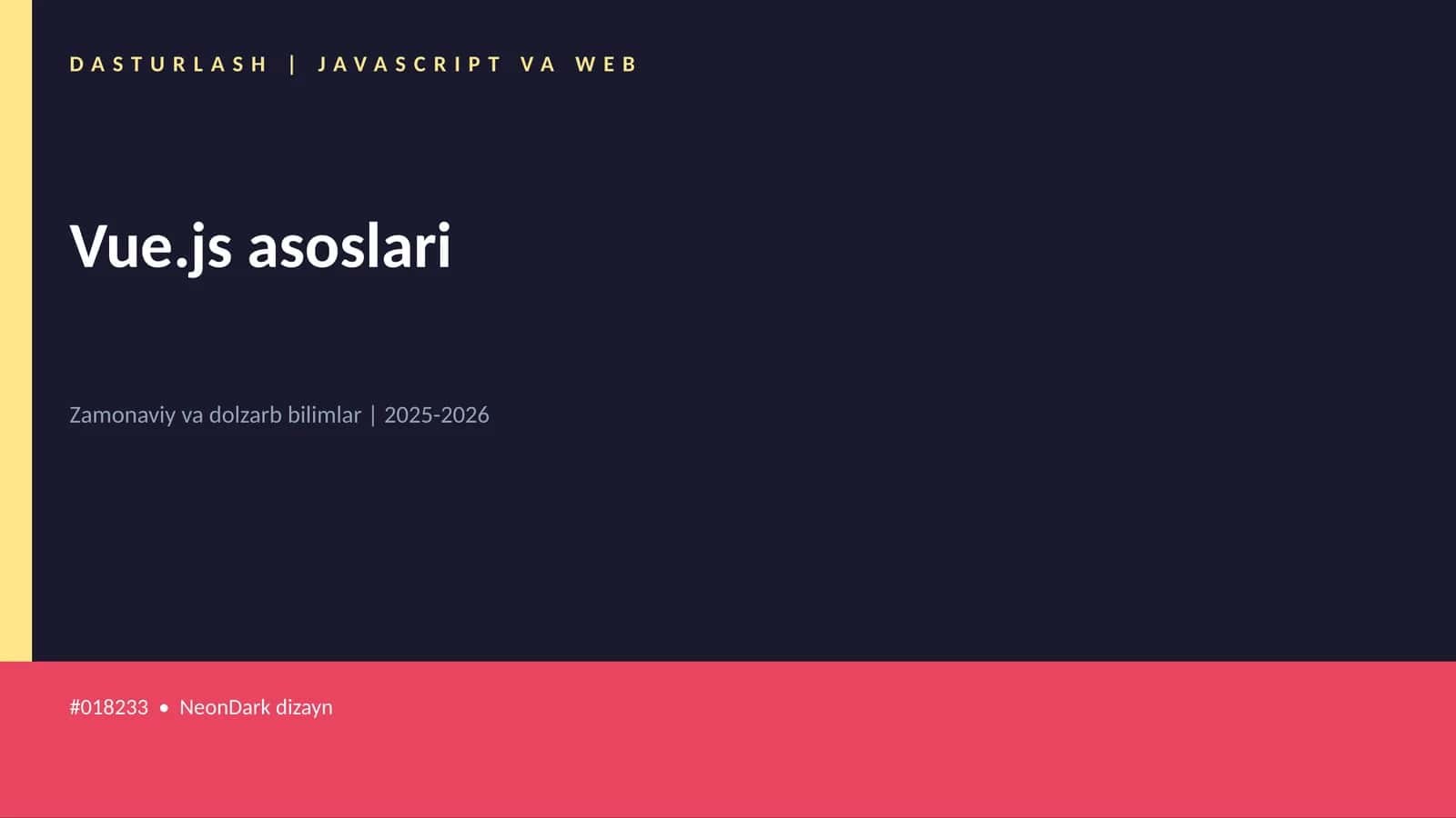 Vue.js asoslari