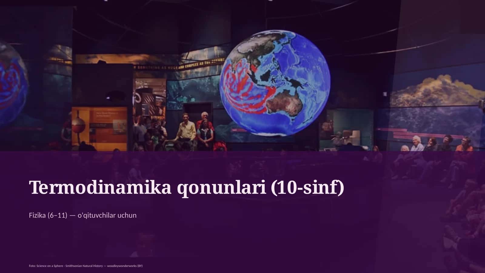 Termodinamika qonunlari (10-sinf)