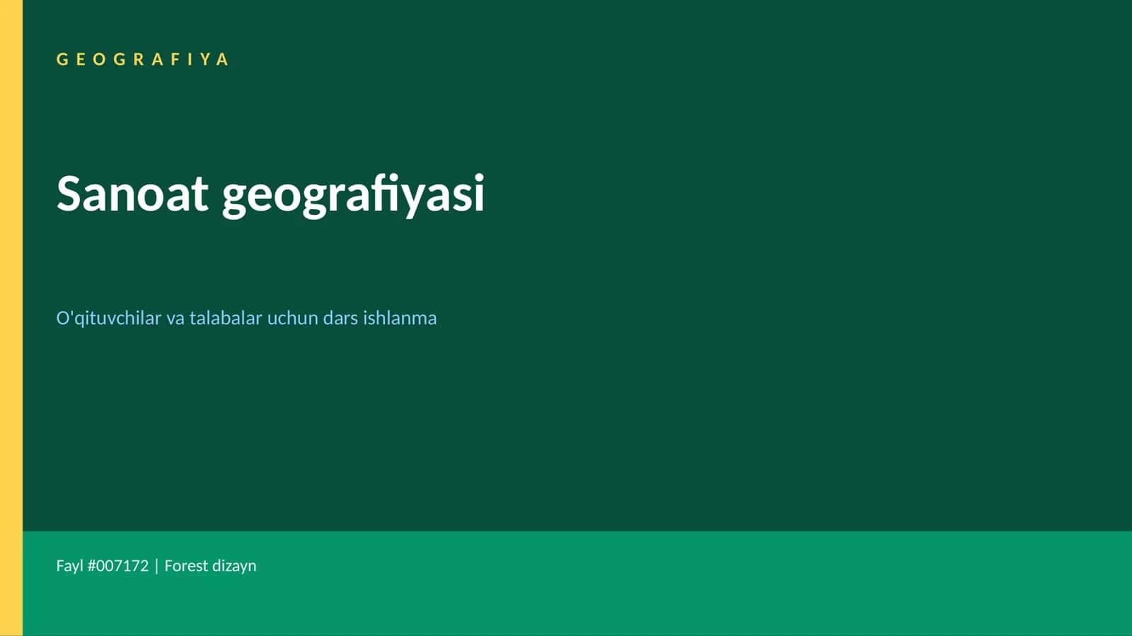 Sanoat geografiyasi