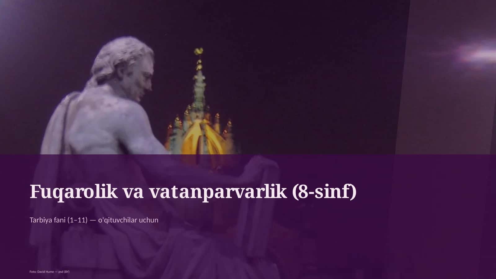 Fuqarolik va vatanparvarlik (8-sinf)