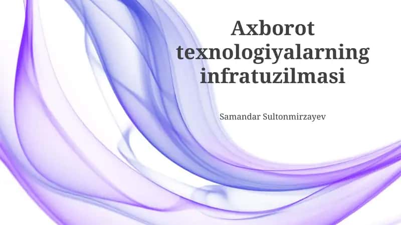 Tarmoq infratuzilmasi