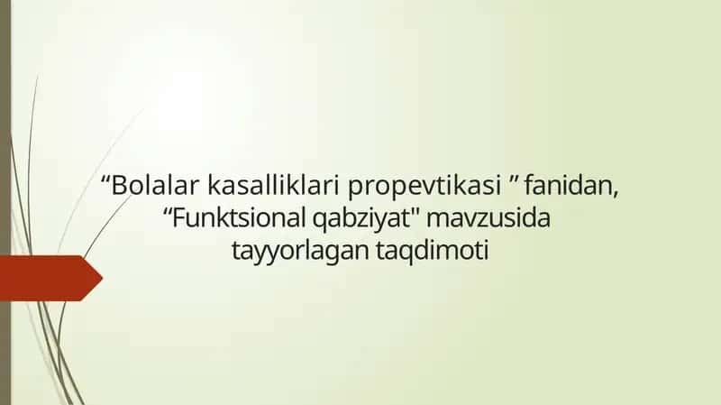 Funktsional qabziyat