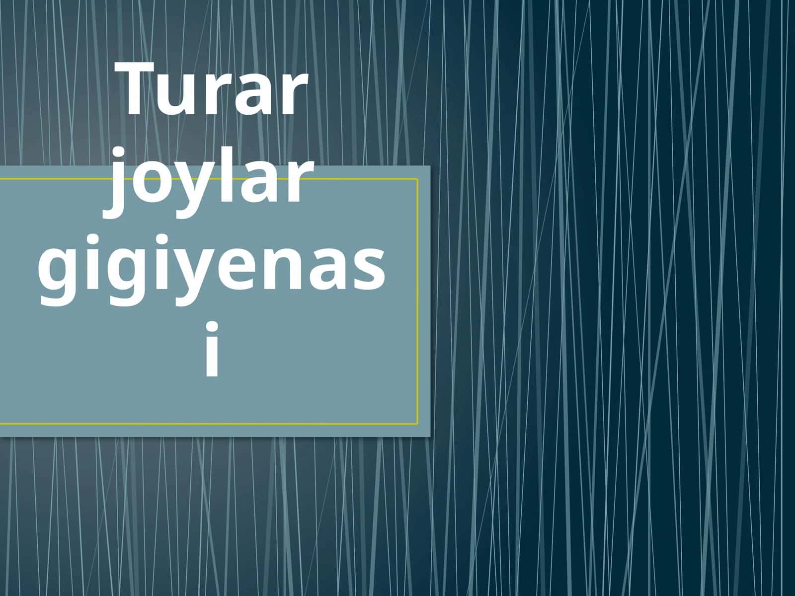 Turar joylar gigiyenasi