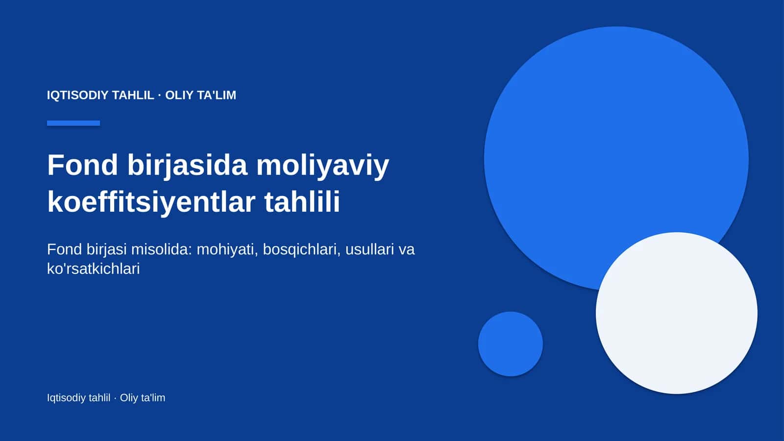 fond birjasida moliyaviy koeffitsiyentlar tahlili 5966