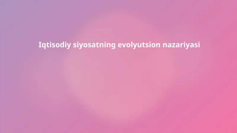 Davlat Qarzi va Iqtisodiy O'sish