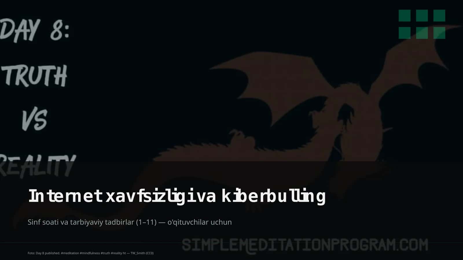 Sinf soati va tarbiyaviy tadbirlar (1–11) — o'qituvchilar uchun