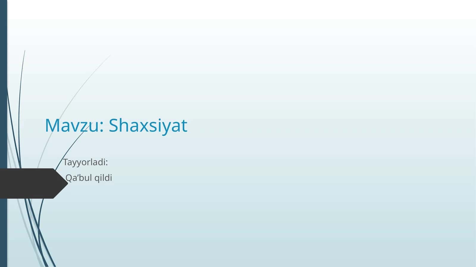 Shaxsiyat