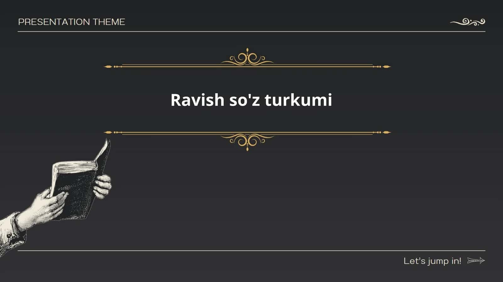 Ravish so'z turkumi