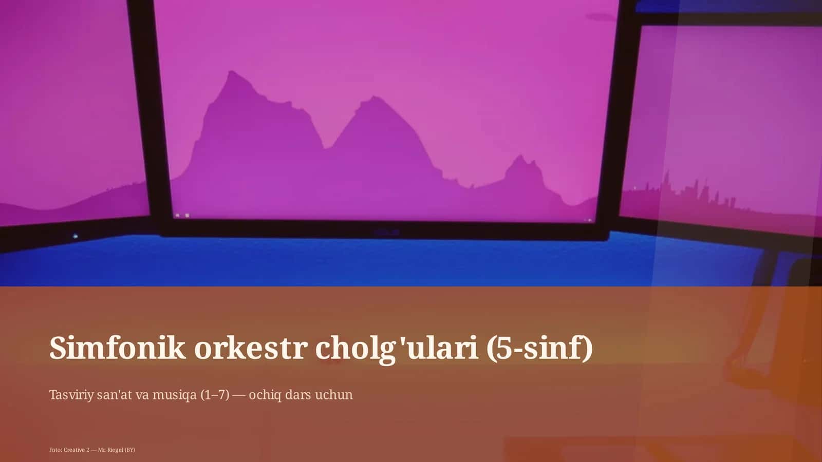Simfonik orkestr cholg'ulari (5-sinf)