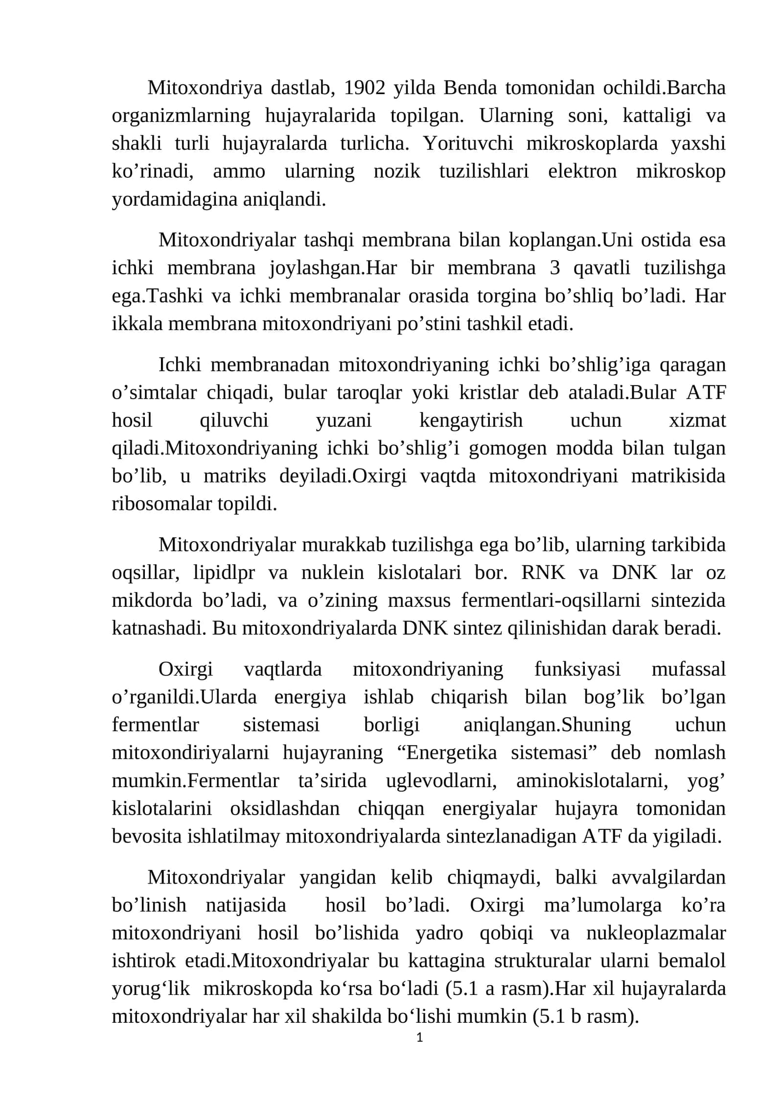Mitoxondriya