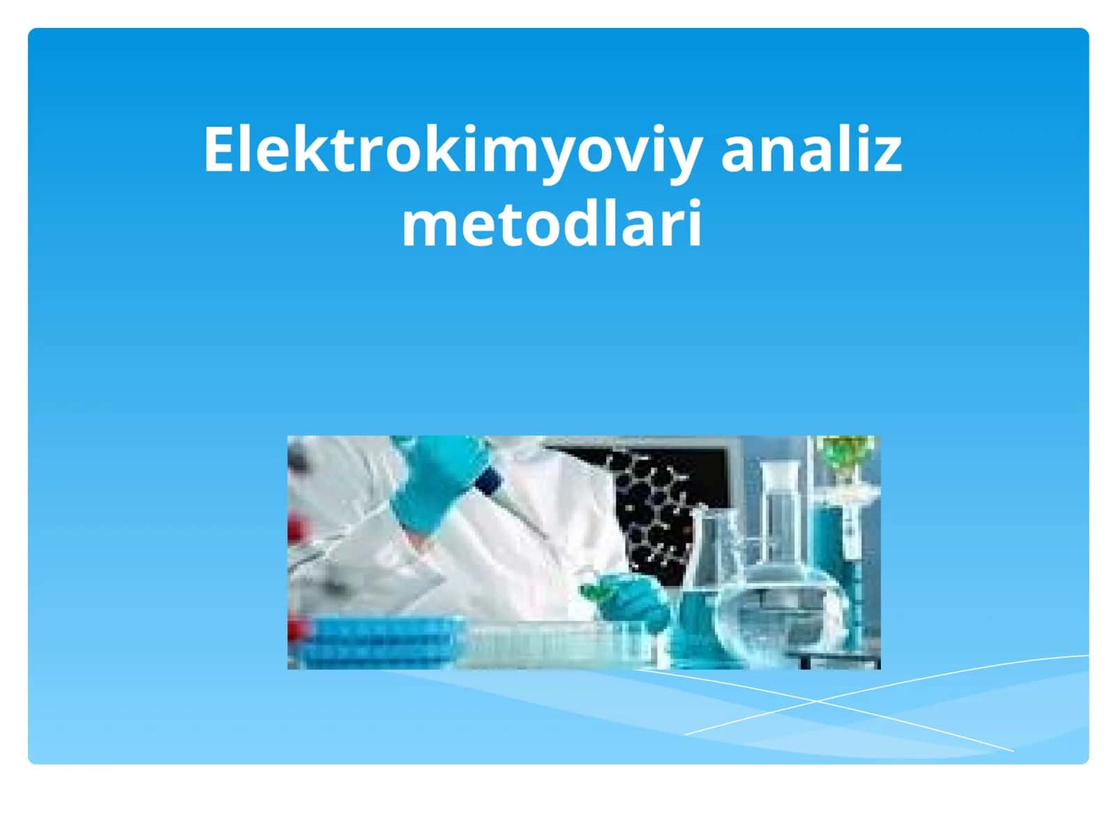 Elektron kimyoviy analiz
