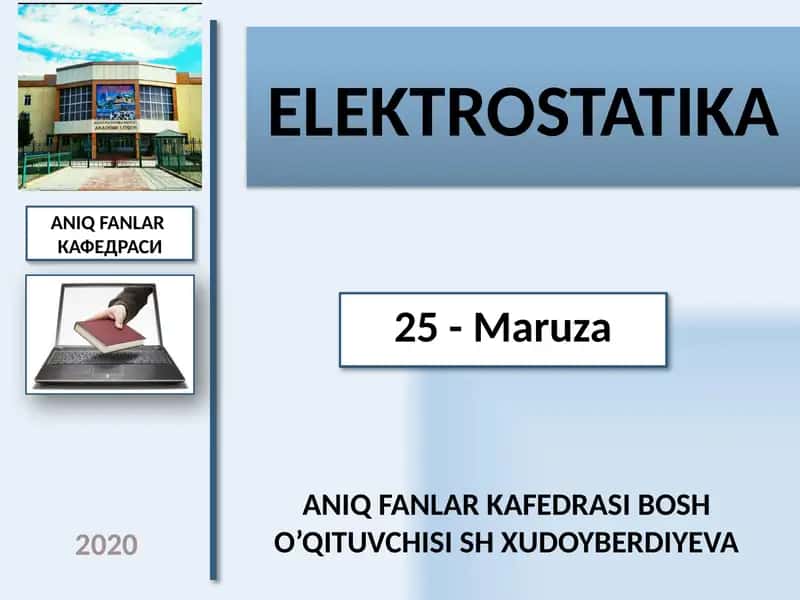 ELEKTROSTATIKA