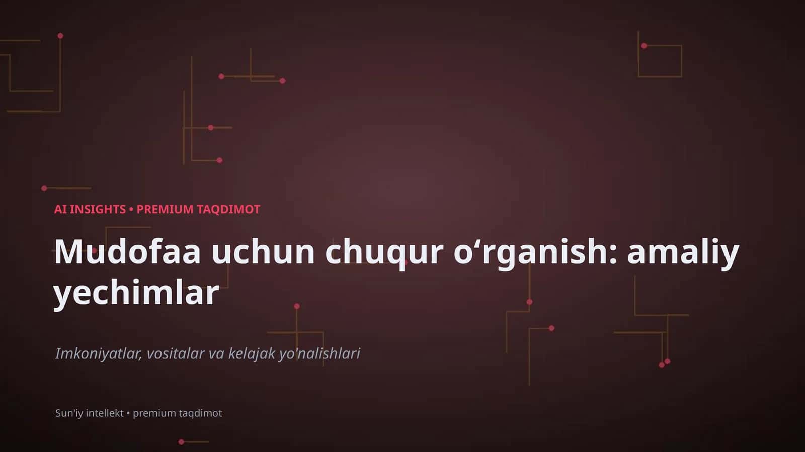 AI INSIGHTS • PREMIUM TAQDIMOT