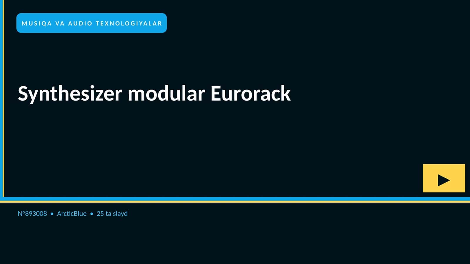 Synthesizer modular Eurorack