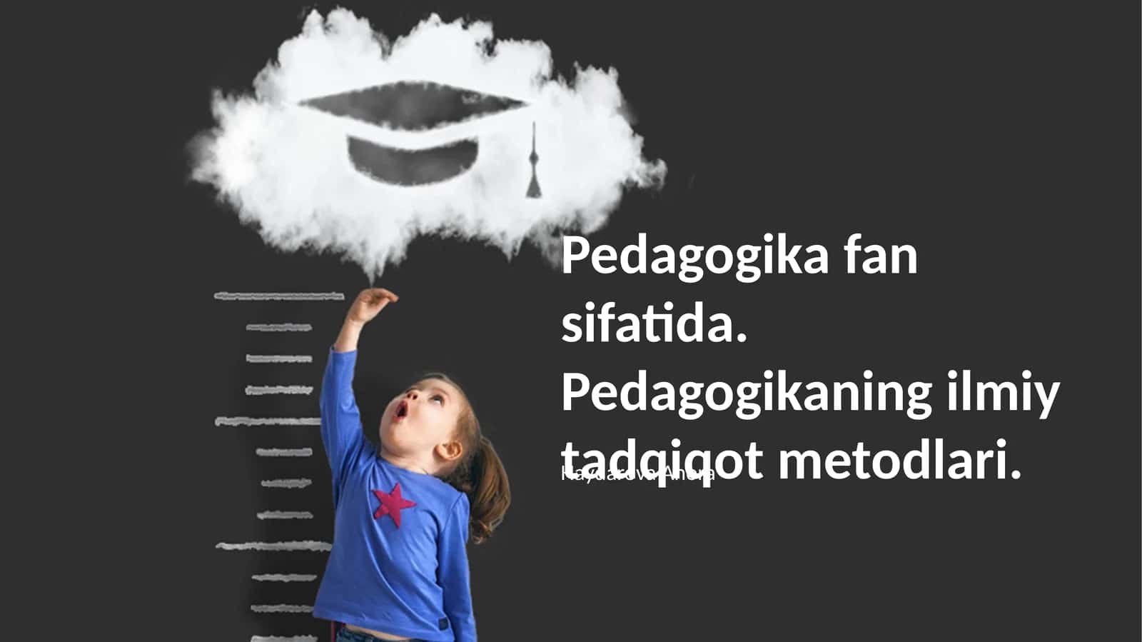 Pedagogika fan sifatida
