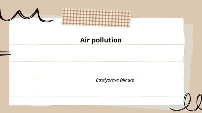 Air pollution
