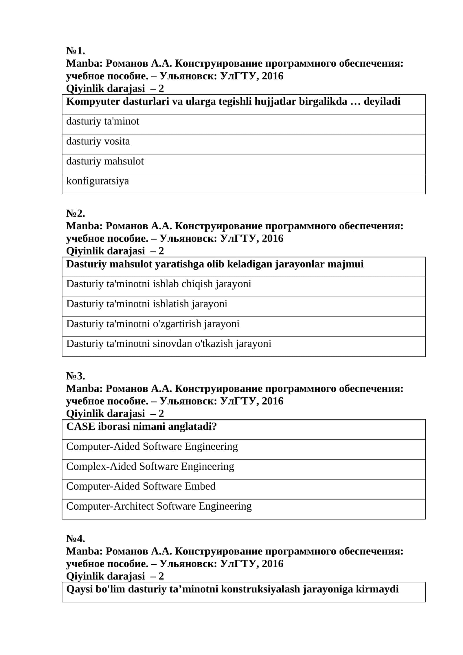 Конструирование программного обеспечения