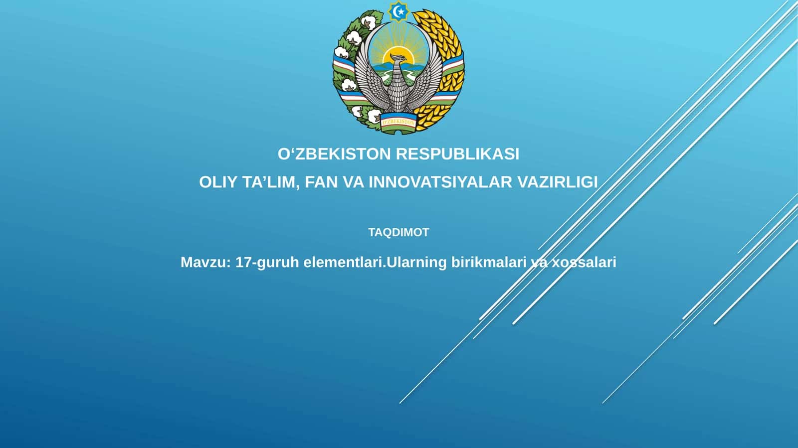 17-guruhelementlari.Ularningbirikmalarivaxossalari