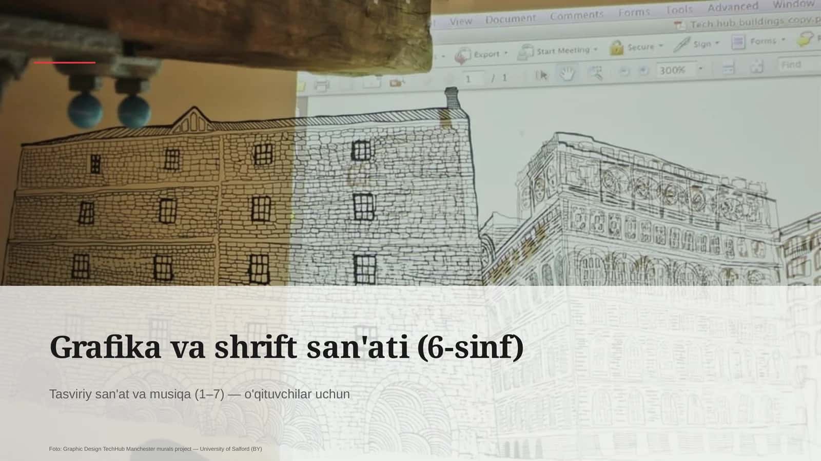 Grafika va shrift san'ati (6-sinf)