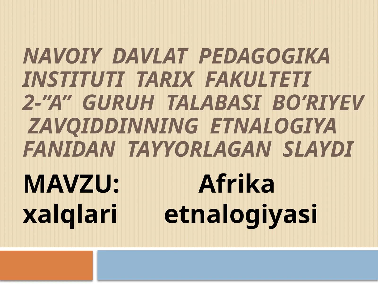 Afrikaxalqlarietnalogiyasi