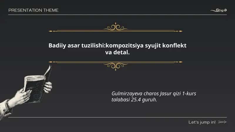 Badiiy asar tuzilishi