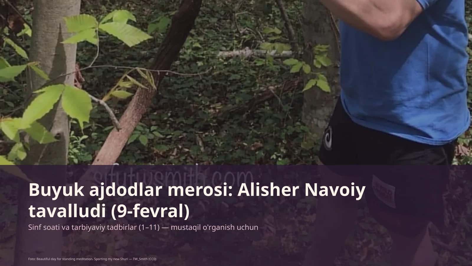 Buyuk ajdodlar merosi: Alisher Navoiy tavalludi (9-fevral)