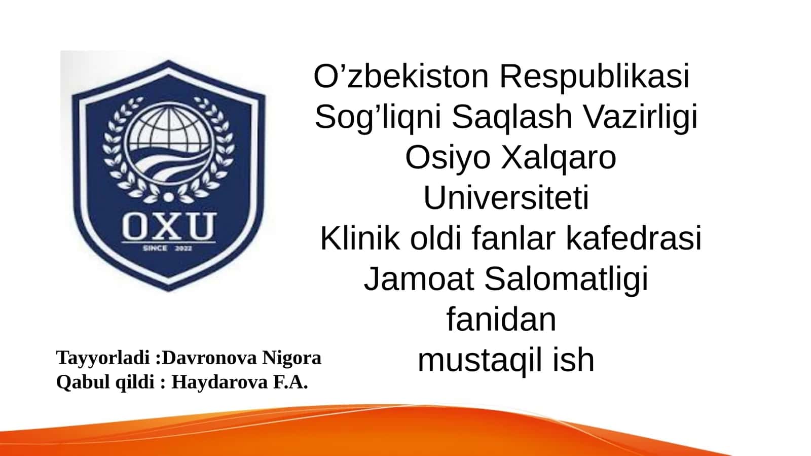 STATISTIK TADQIQOT NATIJALARINING ISHONCHLIK DARAJASINI BAHOLASH
